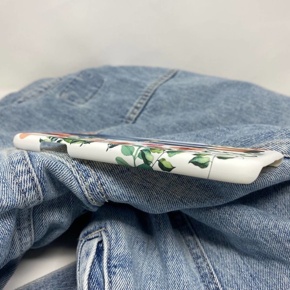 iPhone X/XS Case Floral Denim Print - Picture 7 of 7
